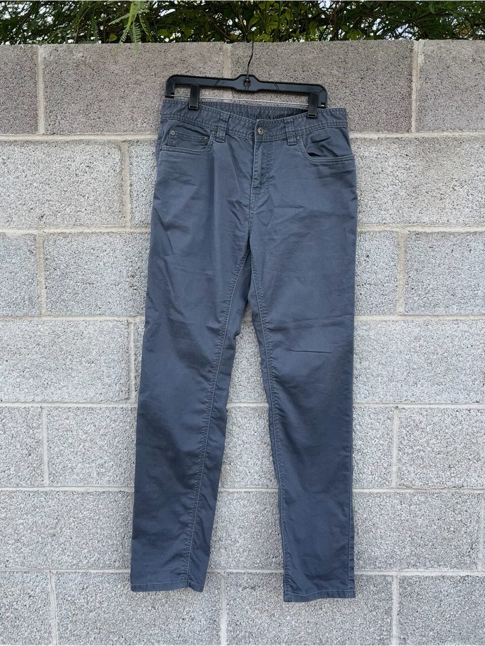 Prana Pants Jeans Mens 31x32 Bridger Jean Slim Fit Blue Gray Organic Cotton Blnd